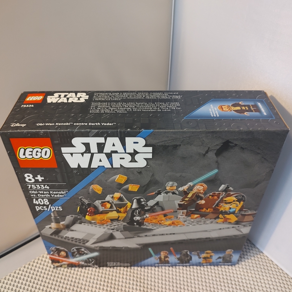 Lego Star Wars 75334 Obi-Wan Kenobi vs. Darth Vader NWT Building Toy Set Disney - Picture 2 of 3